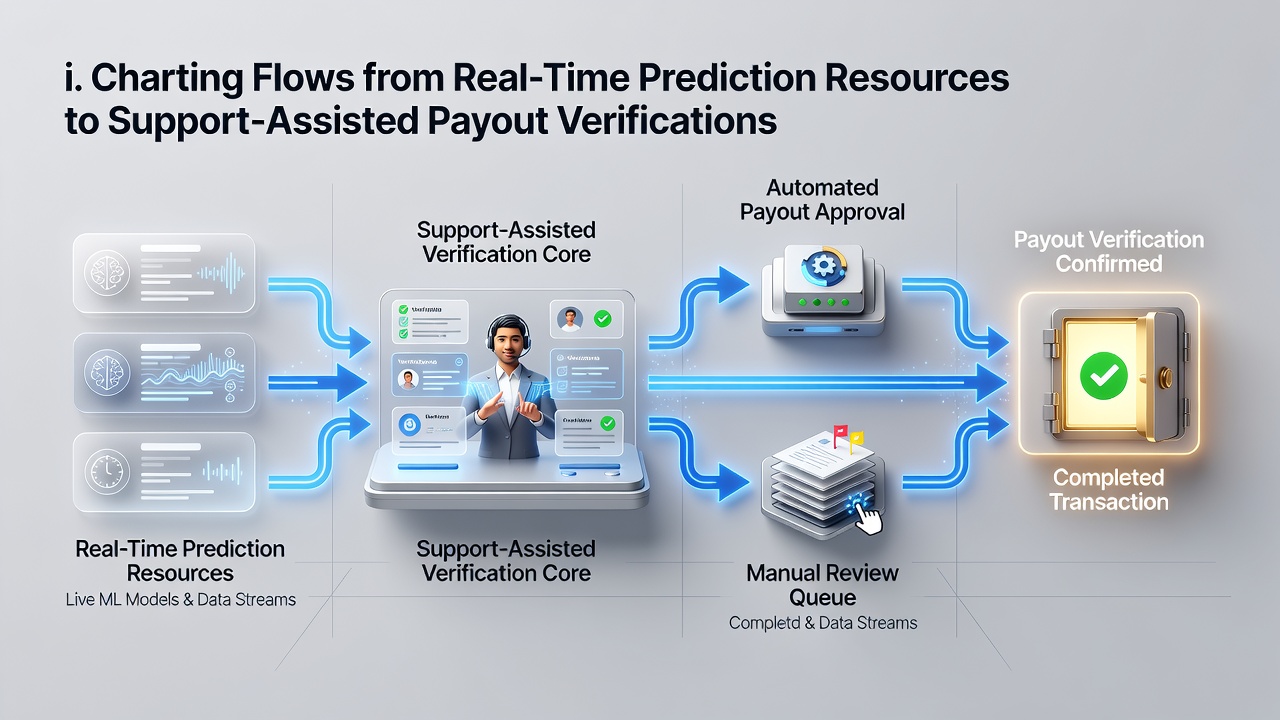 Overzicht van verificatiestappen en ondersteunende assistentinterventies in real-time weddenschapsomgevingen